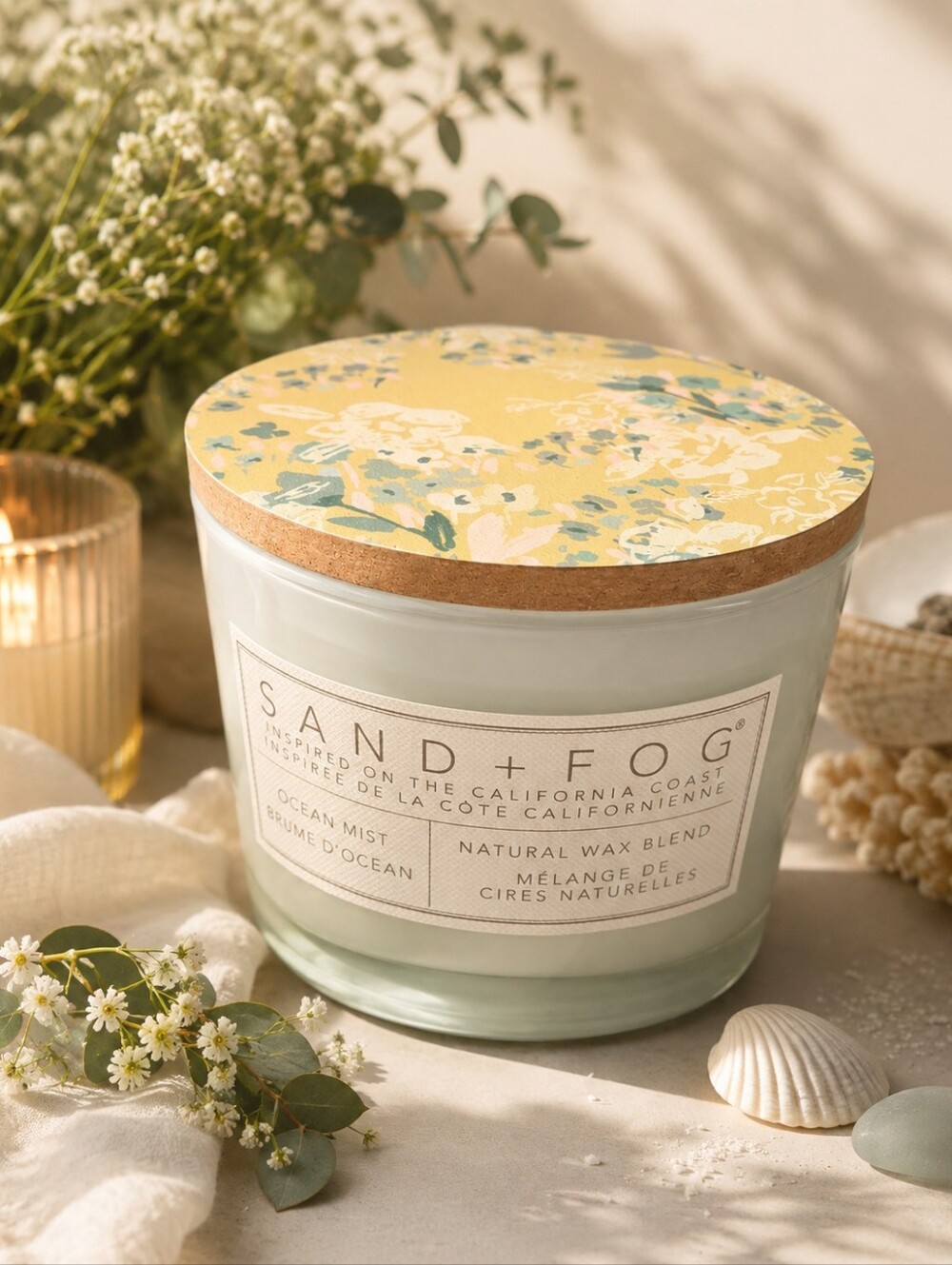 Sand + Fog 2 Wick 12oz Ocean Mist Candle